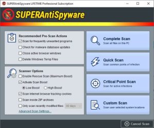 Superantispyware Professional X 10.0.2466 Serial Key Son Sürüm 2023